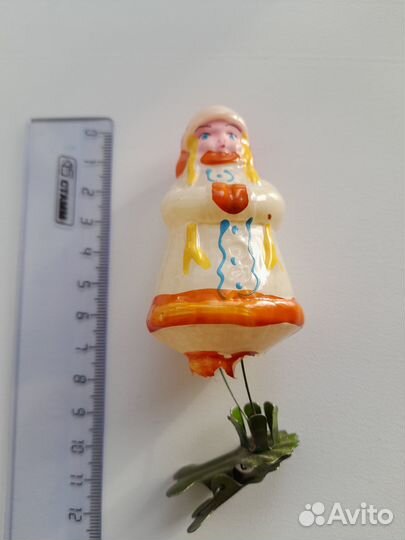 Елочные игрушки СССР на прищепке редкие