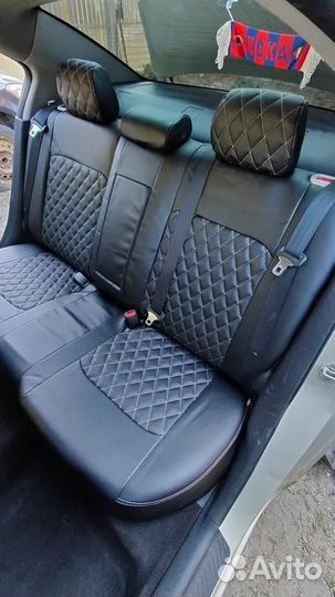 Чехлы на сиденья экокожа Рио 3 2011-2017г