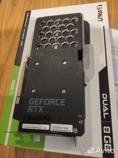 Видеокарта Palit Geforce RTX 3060ti Dual 8Gb