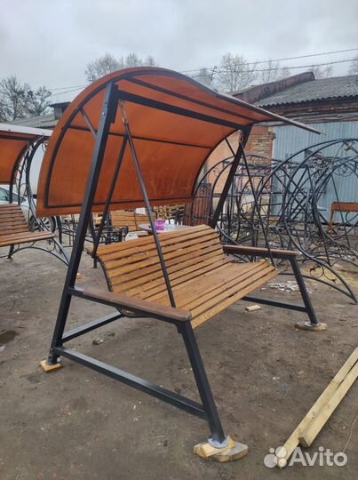 Качели уличные висячие+удобное сиденье