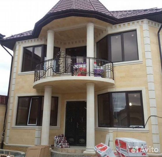 Облицовка дагестанским камнем в Осетии