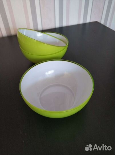Салатник и миски из акрила