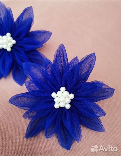 Резинки для волос с цветами