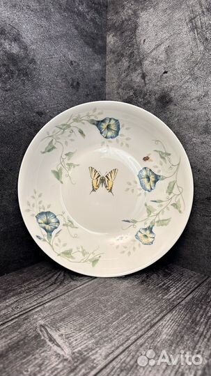 Тарелка обеденная/суповая Lenox Бабочки на лугу