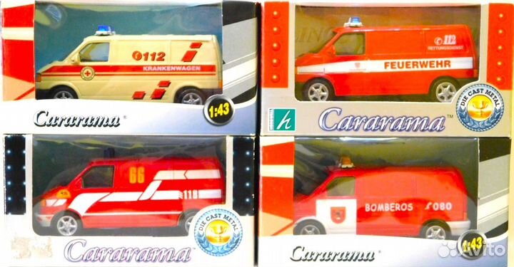 1/43-Cararama, Bburago-Спецслужбы