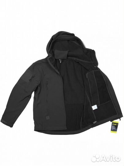 Тактический костюм softshell Черный 44-60 размеры