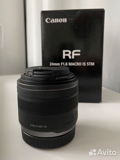 Объектив canon rf 24mm f1.8 macro is stm