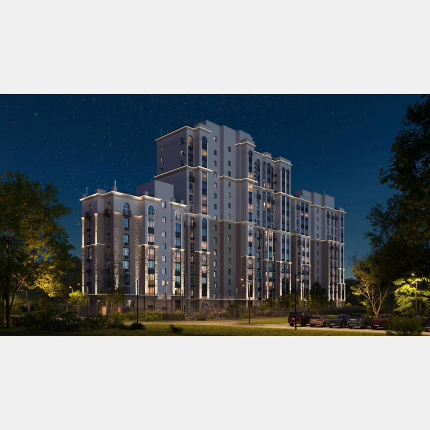 2-к. квартира, 48,9 м², 9/15 эт.