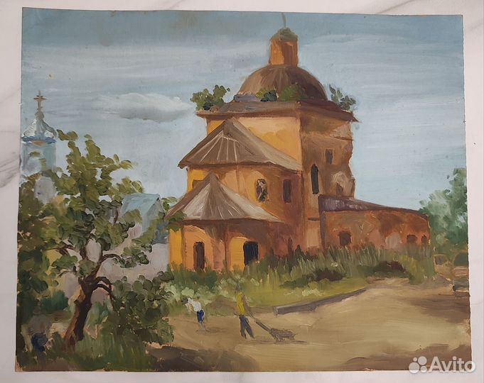 Этюды, картон, масло доставка