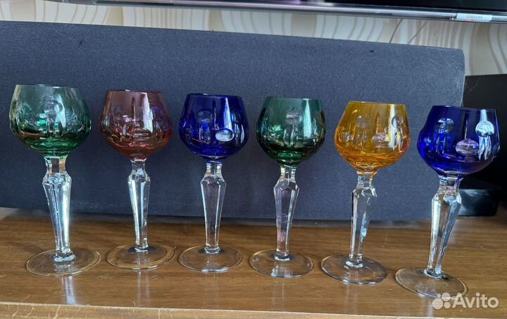 Хрусталь, рюмки Богемия