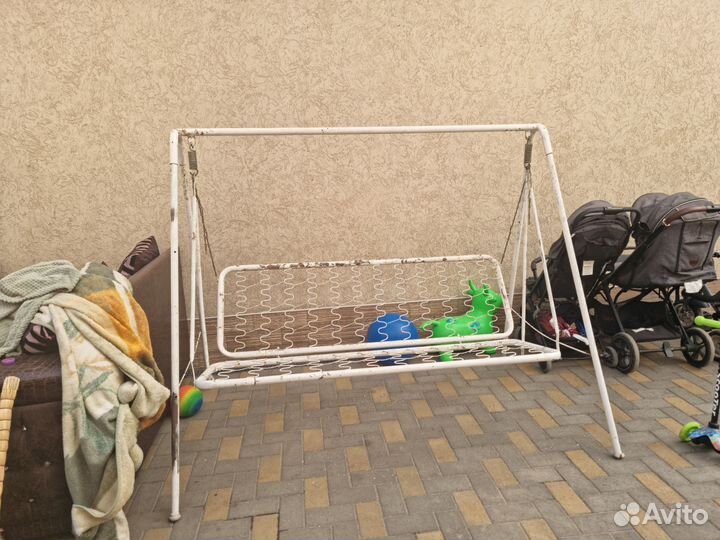 Садовые качели бу