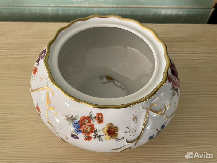 Фарфор немецкий сахарница бонбоньерка