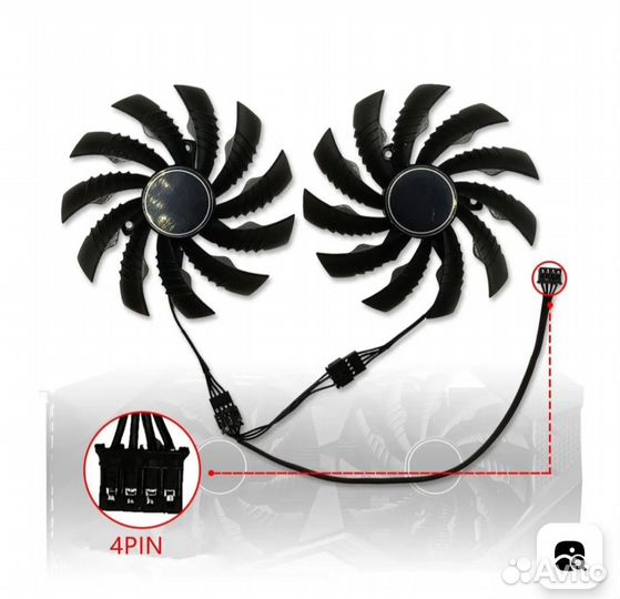 Вентиляторы для видеокарты gigabyte на 95 мм