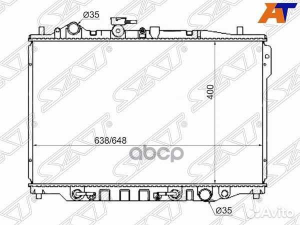 Радиатор Mazda 626 87-97 / Capella 87-97 SG-MZ0002