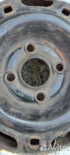 Штампованные диски r14 на volkswagen 4/100