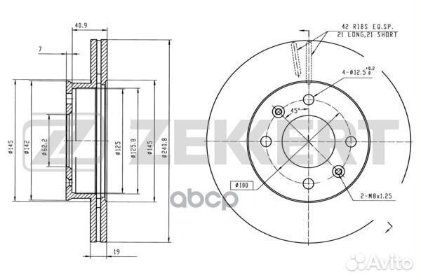 Диск торм. перед. Hyundai Getz (TB) 02- bs-5391
