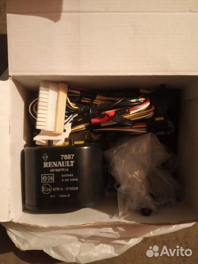 Штатная сигнализация на Renault