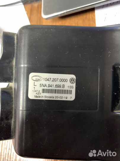 Фары противотуманные Tiguan