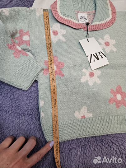 Свитер zara для девочки 110 новый