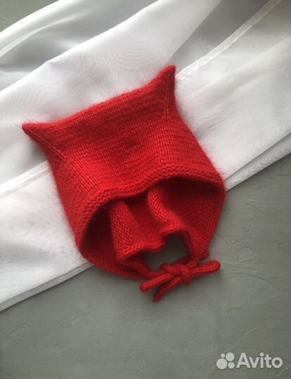 Чепчик с ушками женский devil hat