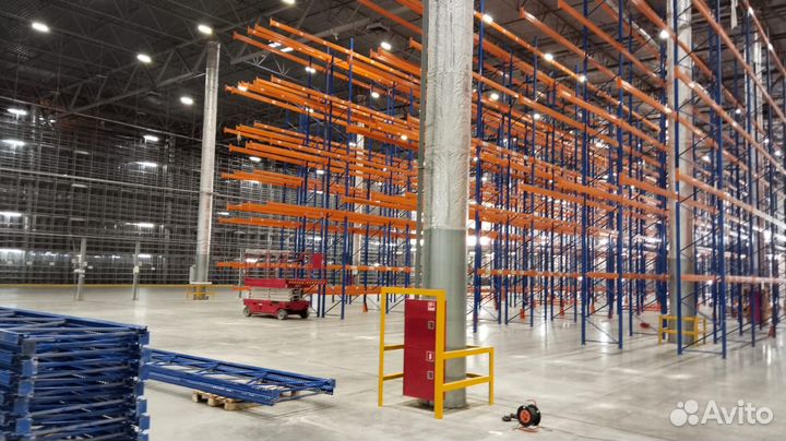 Стеллаж металлический для склада бу