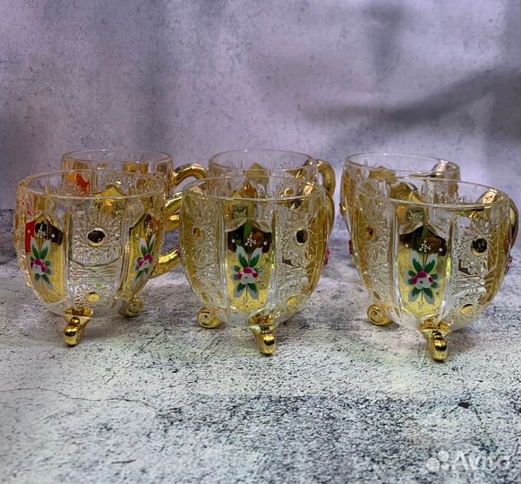 Набор кружек 6 шт стекло