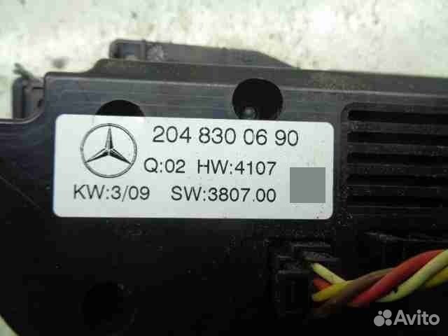 Переключатель отопителя Mercedes C-klasse (W204) 2