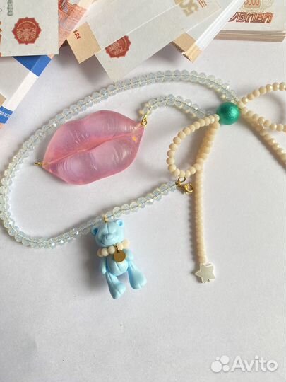 Колье чокер бусы