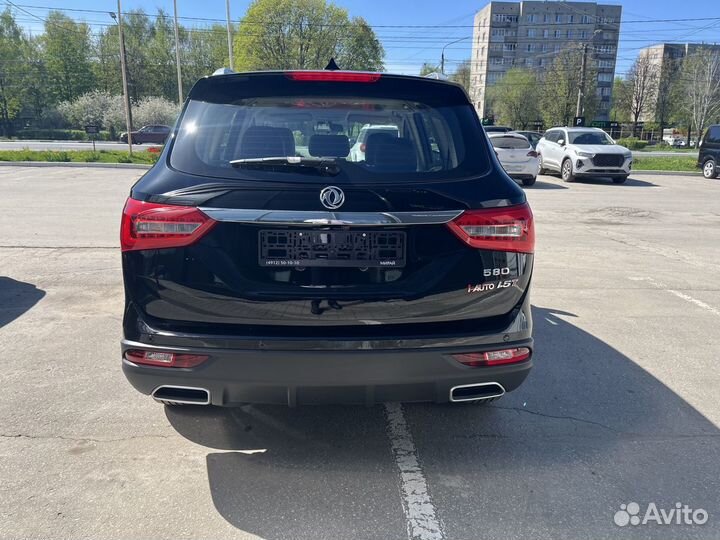 Dongfeng 580 1.5 CVT, 2024, 4 км