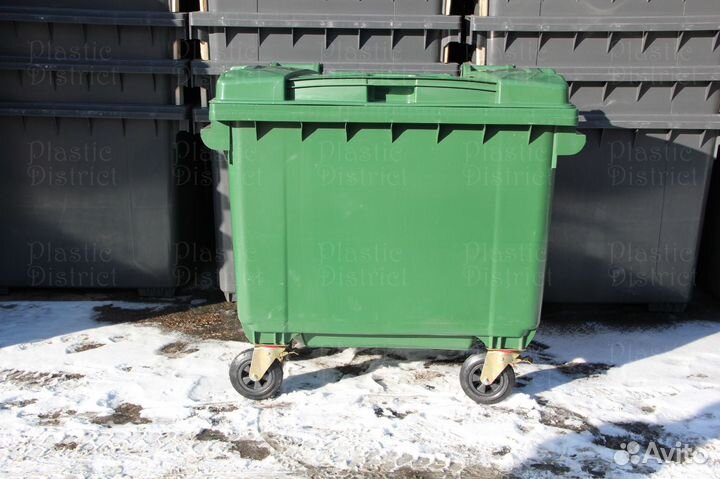 Пластиковый евроконтейнер 660л Ч5809