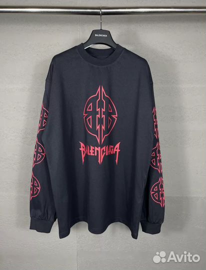 Balenciaga FW23 Logo Longsleeve