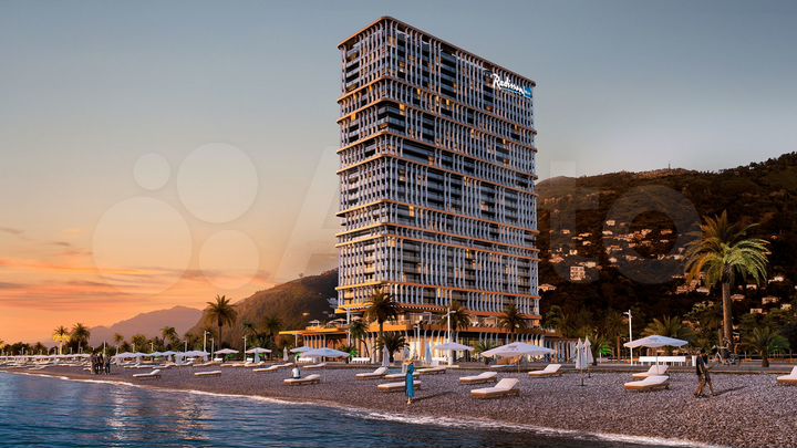 Квартира-студия, 40 м² (Грузия)