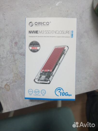 Внешний корпус Orico M.2, NVMe, ssd