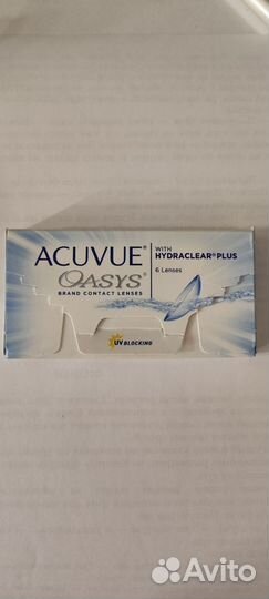 Линзы acuvue oasys -1, 25