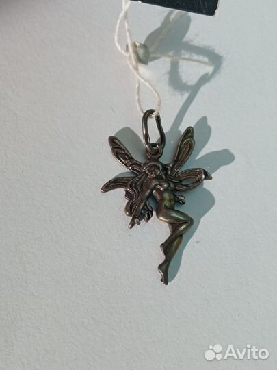 Фея серебряный кулон подвеска 925 пр Новое