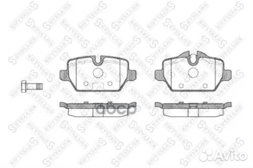 1143 000-SX 1132 00 колодки дисковые з. BMW E87