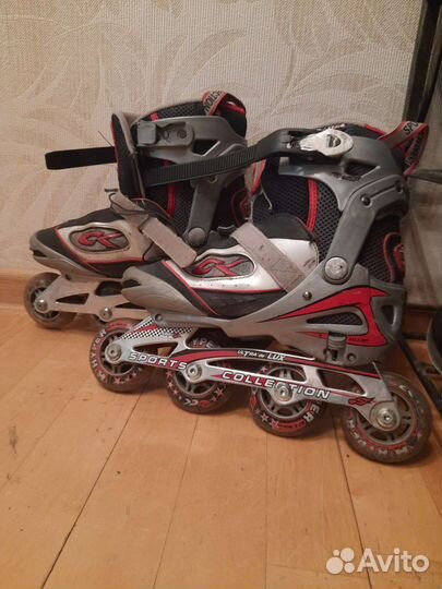 Ролики детские раздвижные 37-40