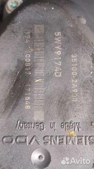 Заслонка дроссельная киа Soul, 2011