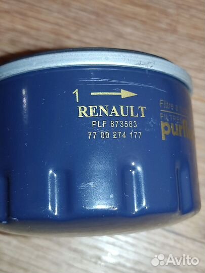 Фильтр масляный renault logan/sandero 1,6