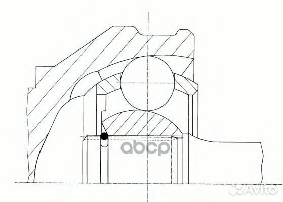Шрус наруж.ком/кт;renault Trafic II 2,0/2,5/dCi
