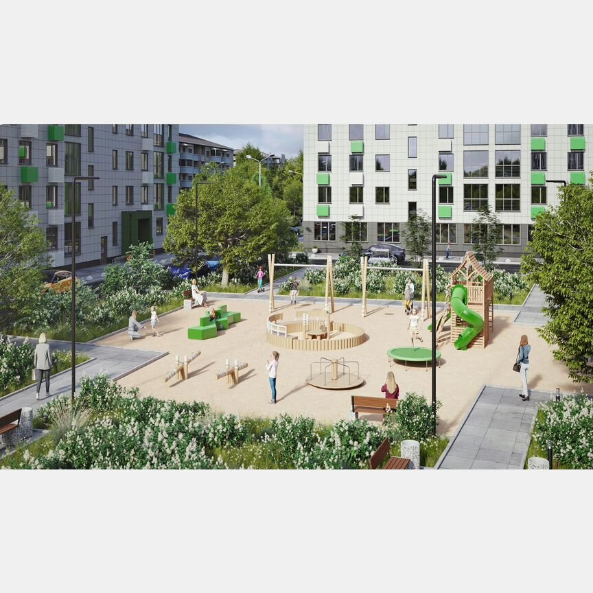 2-к. квартира, 51,5 м², 7/9 эт.