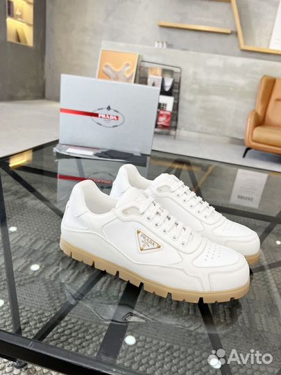 Кроссовки мужские кожаные Prada