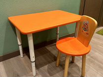 Детский стол (от 40 до 50 см) и стул (20, 30см)