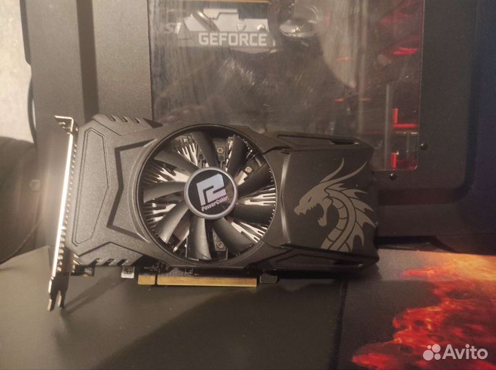 Видеокарта rx560 2gb
