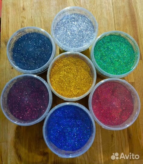 Глиттер термостойкий для литья приманок