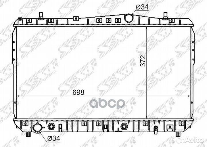 Радиатор Chevrolet Lacetti 04-13 / Tacuma 02-08