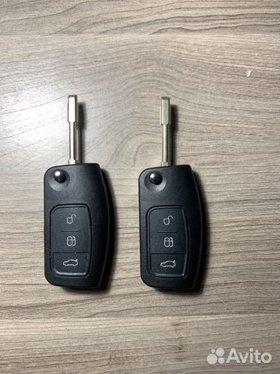 Ключ выкидной Ford Fiesta (с программированием)