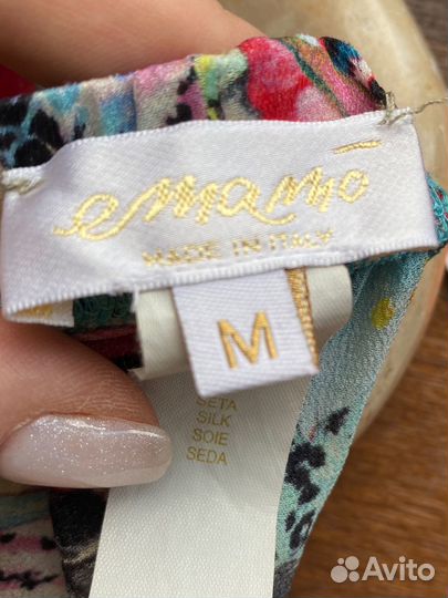 Комбинезон шелковый разноцветный M новый