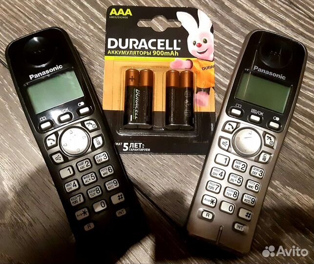 Беспроводной домашний телефон Panasonic комплект