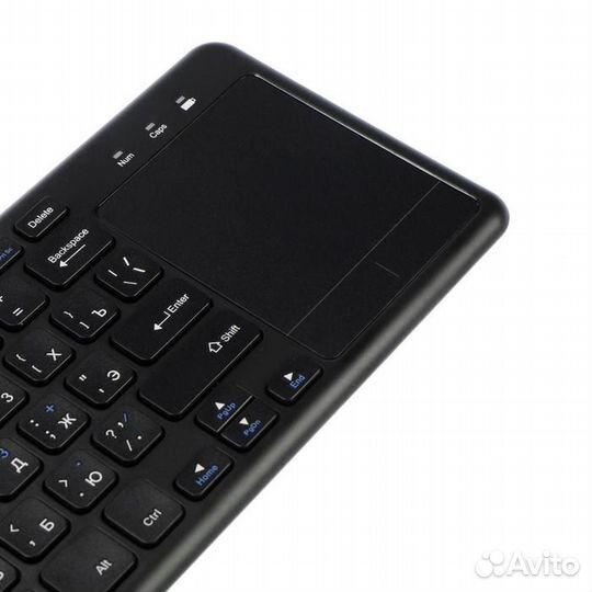 Клавиатура Bluetooth чёрная ritmix RKB-350BTH B